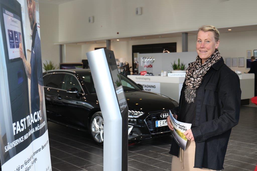 Malin Svärd håller i Berners hållbarhetsrapport. I den lyfter vi det arbete som gjorts och vad våra mål är för framtiden.